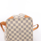Louis Vuitton Hampstead MM Damier Azur Shoulder Bag in Beige N51206