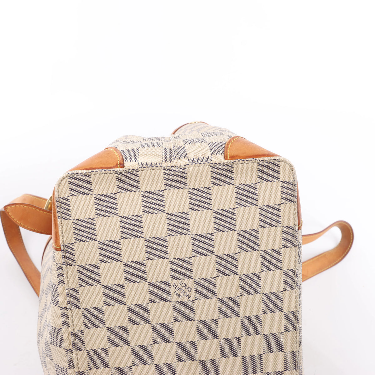 Louis Vuitton Hampstead MM Damier Azur Shoulder Bag in Beige N51206