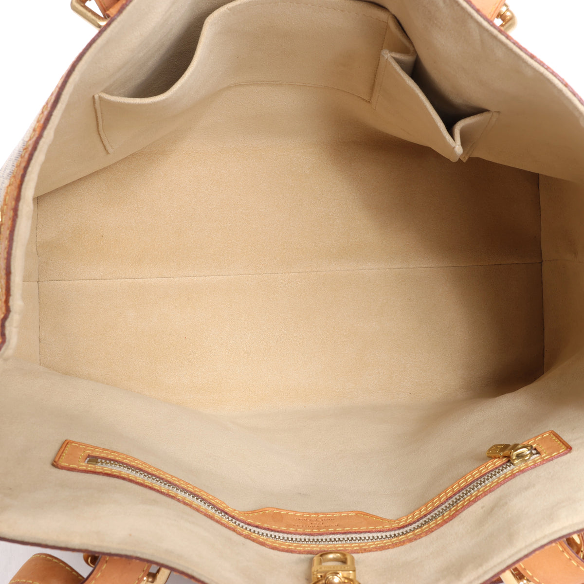 Louis Vuitton Hampstead MM Damier Azur Shoulder Bag in Beige N51206