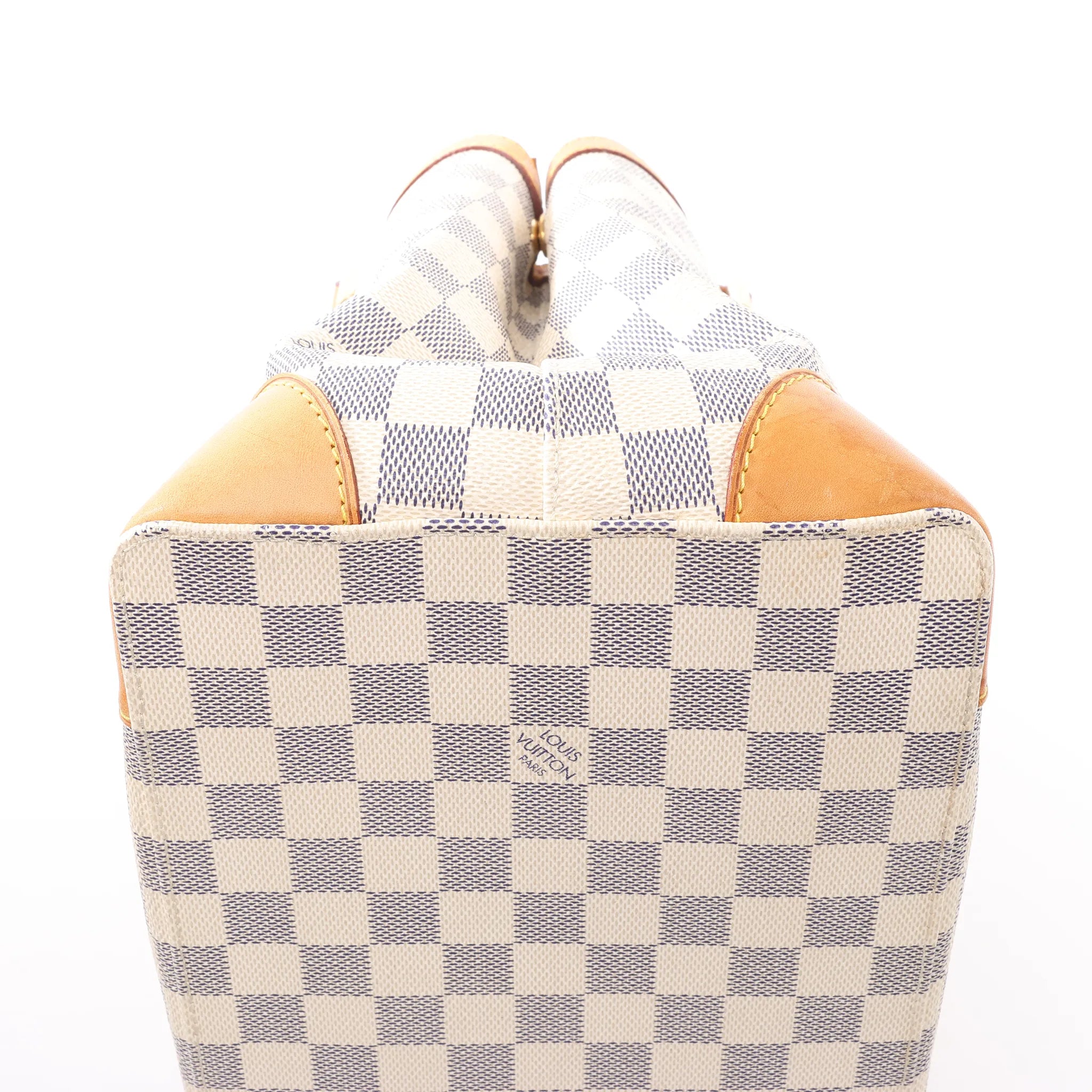 Louis Vuitton Hampstead PM Damier Azur Handbag in Beige N51207