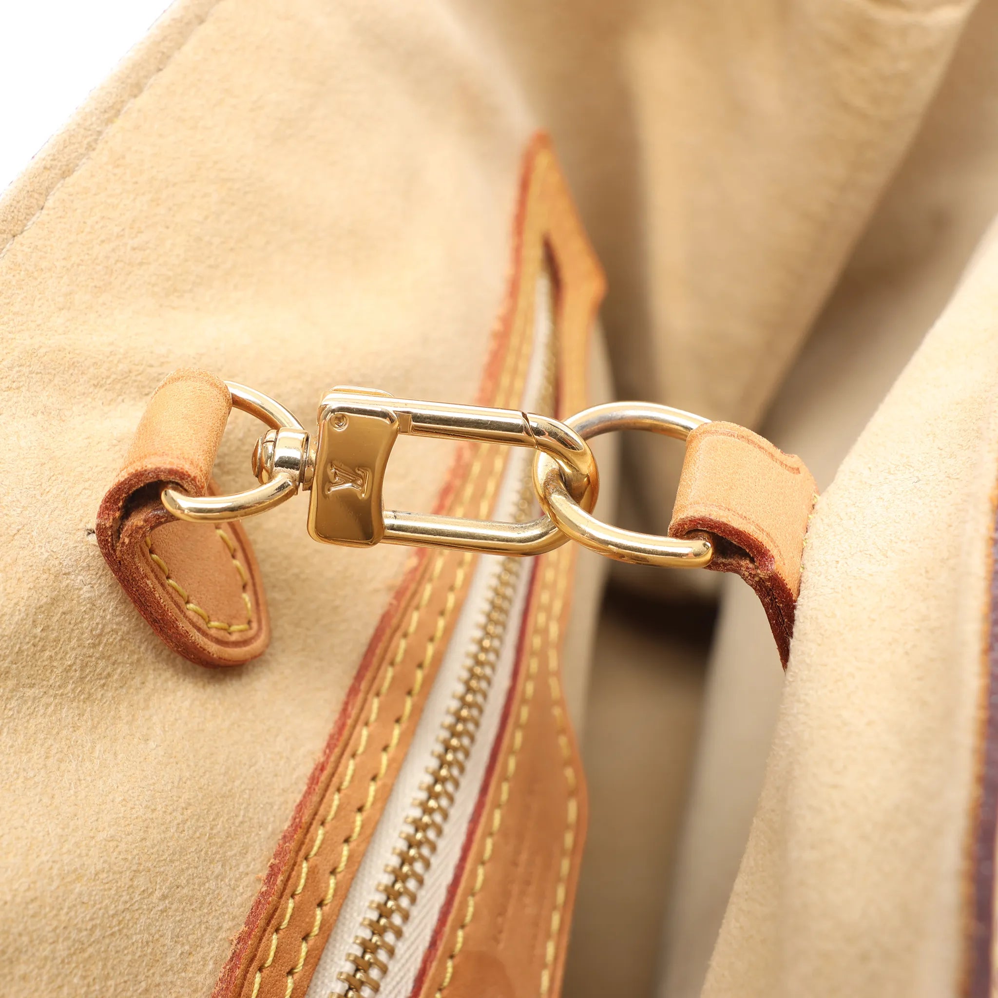 Louis Vuitton Hampstead PM Damier Azur Handbag in Beige N51207