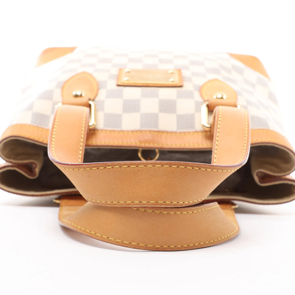 Louis Vuitton Hampstead PM Damier Azur Handbag in Beige N51207