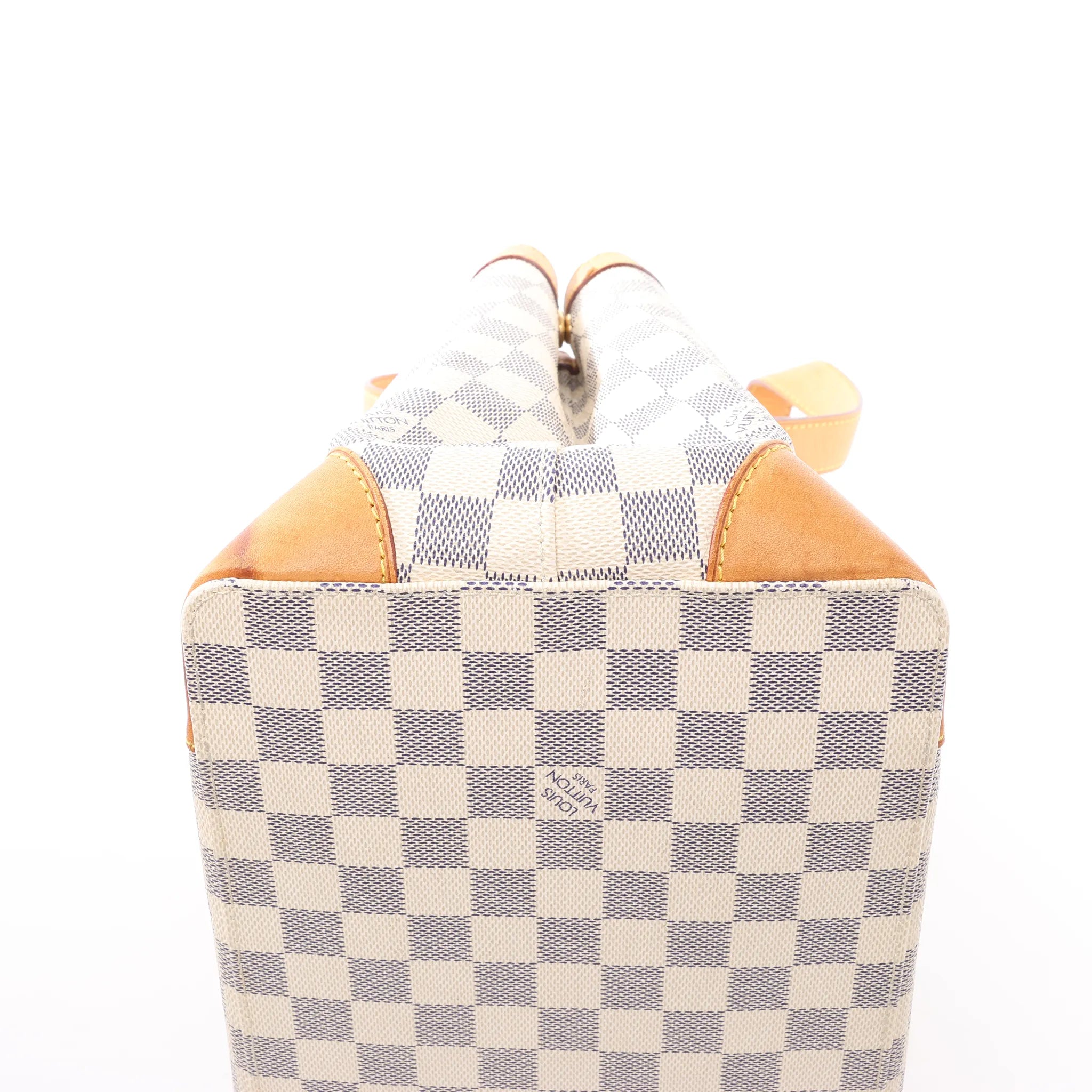 Louis Vuitton Hampstead PM Damier Azur Handbag in Beige N51207