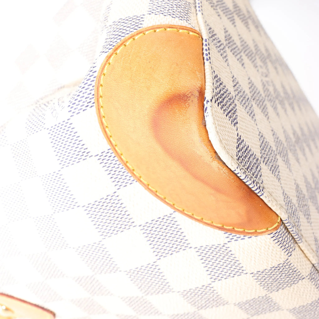 Louis Vuitton Hampstead PM Damier Azur Handbag in Beige N51207