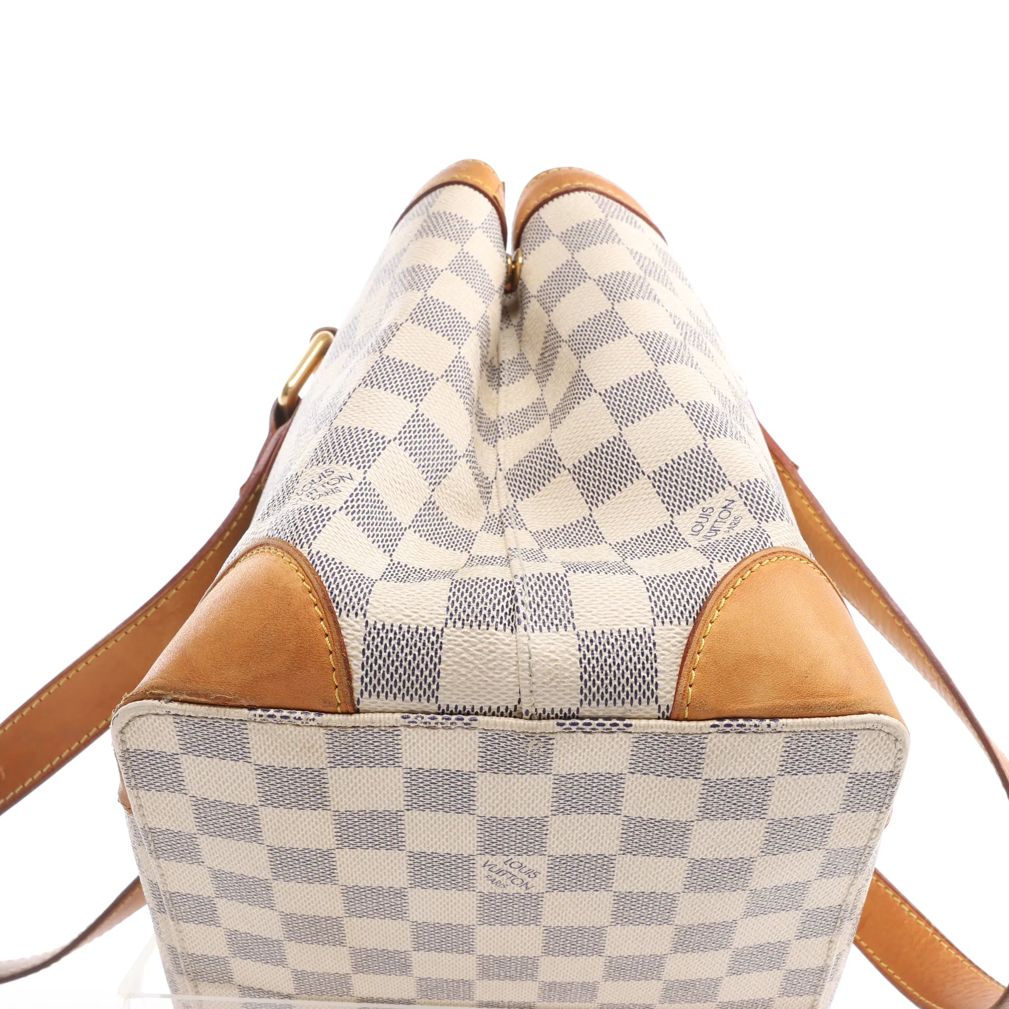 Louis Vuitton Hampstead PM Damier Azur Handbag in Beige N51207