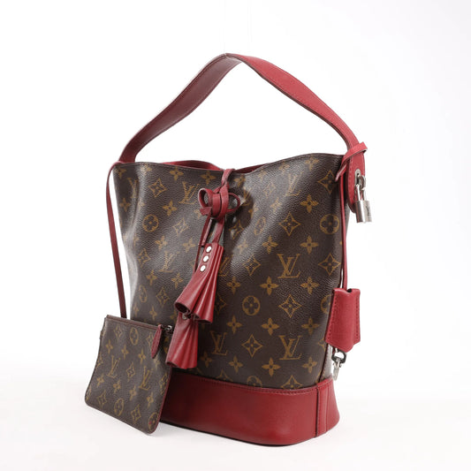 Louis Vuitton Idol Monogram Shoulder Bag in Brown x Burgundy M94545