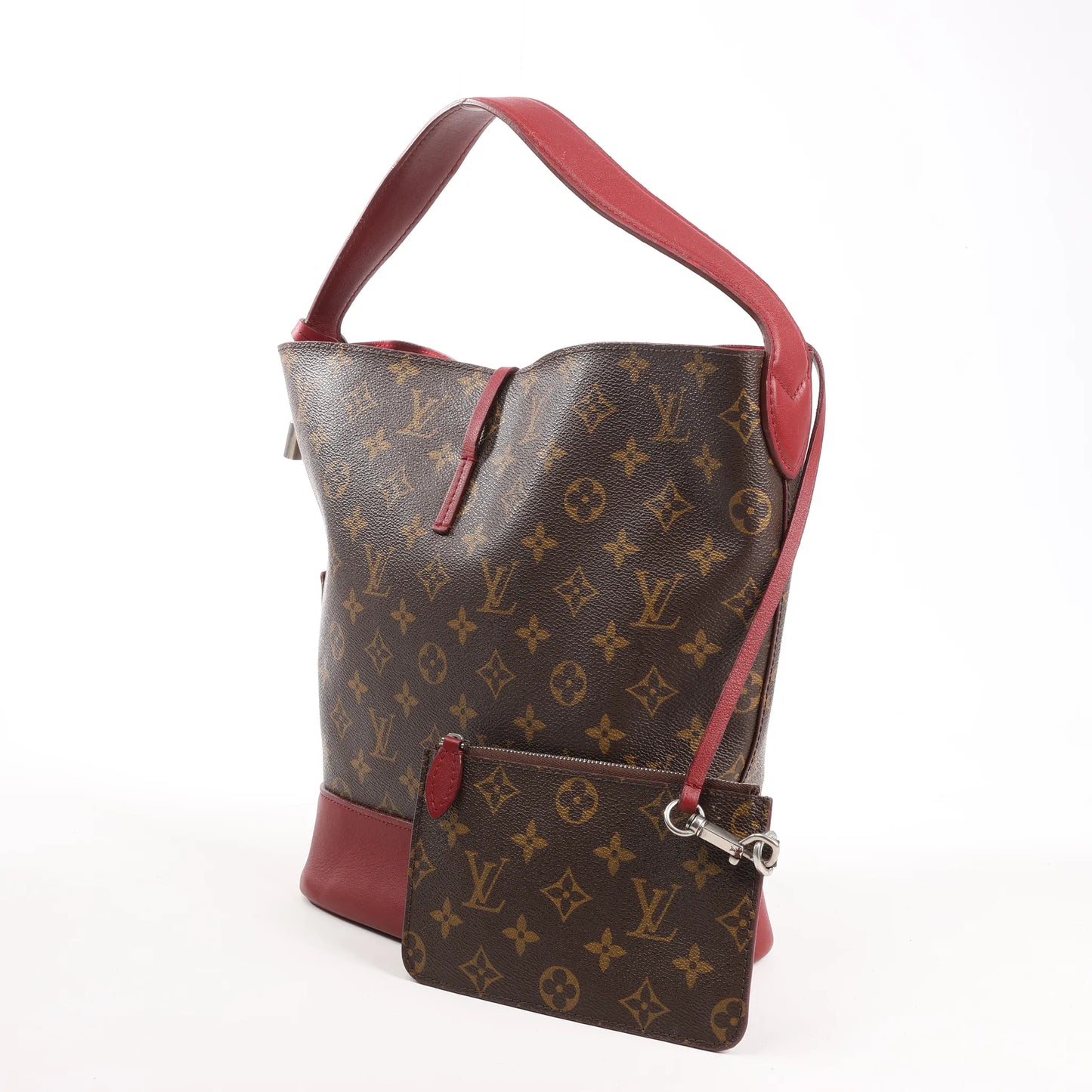 Louis Vuitton Idol Monogram Shoulder Bag in Brown x Burgundy M94545