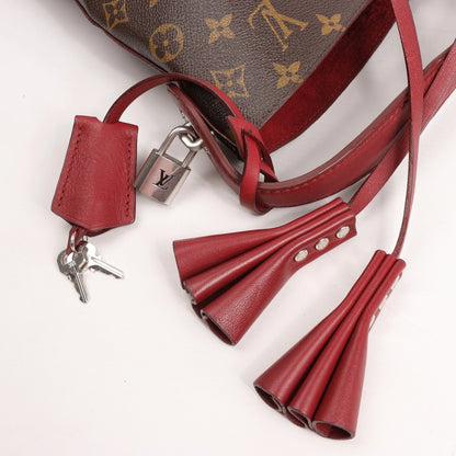 Louis Vuitton Idol Monogram Shoulder Bag in Brown x Burgundy M94545