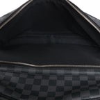 Louis Vuitton Sac Leoh Damier Graphite Messenger Crossbody Bag in Black N45252