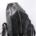 Louis Vuitton Sac Leoh Damier Graphite Messenger Crossbody Bag in Black N45252