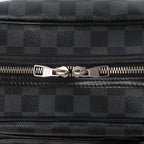 Louis Vuitton Sac Leoh Damier Graphite Messenger Crossbody Bag in Black N45252