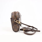 Louis Vuitton Damier Ebene Ipanema Pochette Crossbody Bag in Brown N51296
