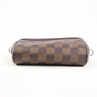 Louis Vuitton Damier Ebene Ipanema Pochette Crossbody Bag in Brown N51296