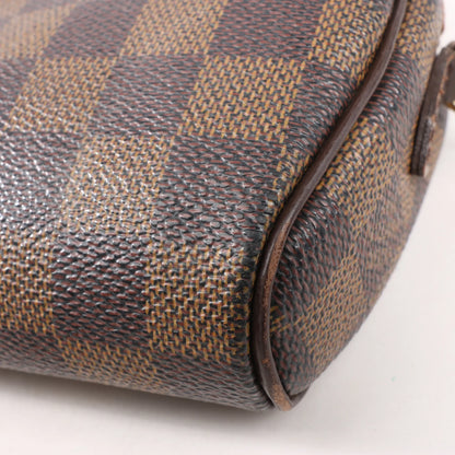 Louis Vuitton Damier Ebene Ipanema Pochette Crossbody Bag in Brown N51296