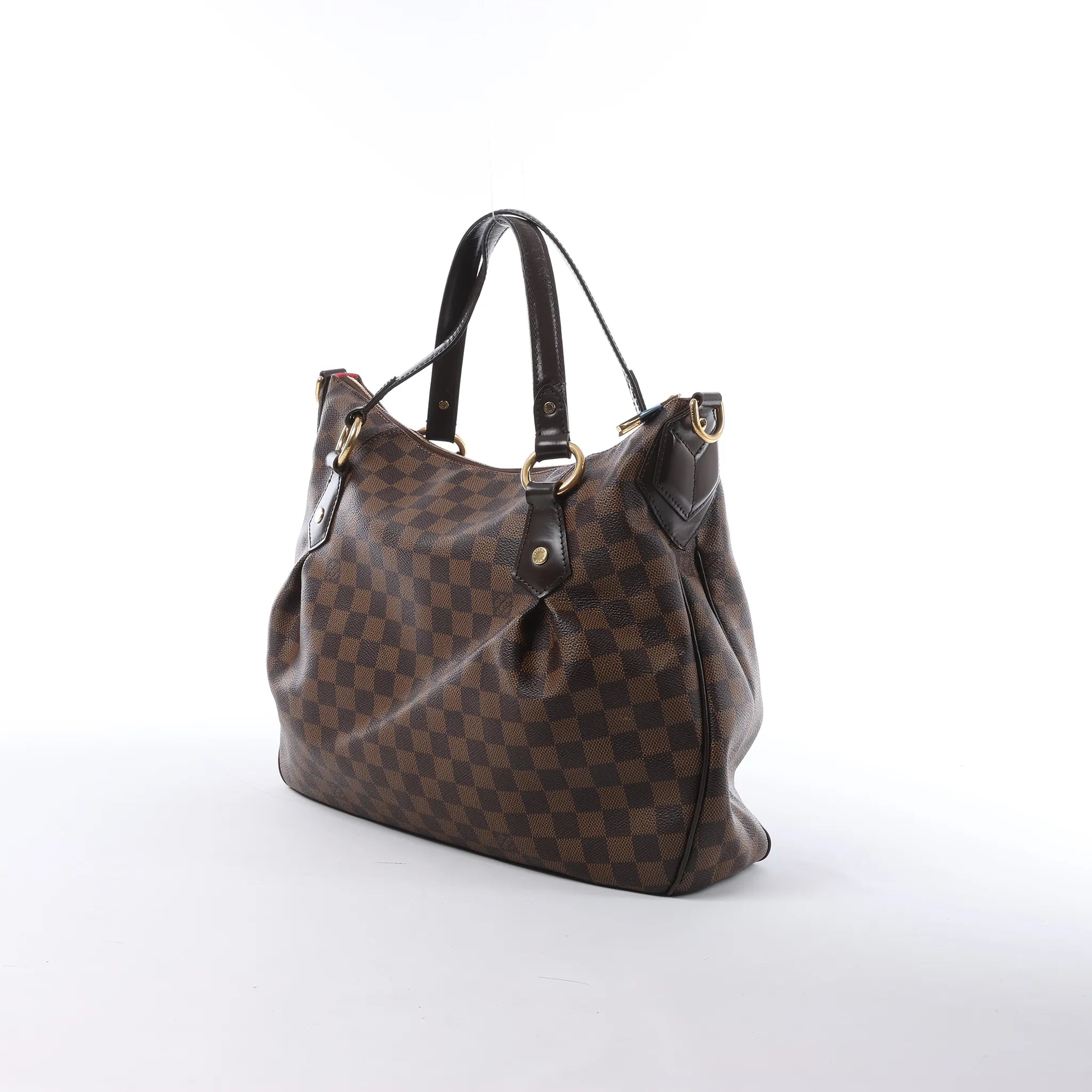 Louis Vuitton Ivorie MM Damier Ebene Shoulder Bag in Brown N41131
