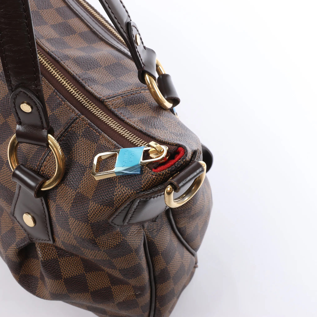 Louis Vuitton Ivorie MM Damier Ebene Shoulder Bag in Brown N41131