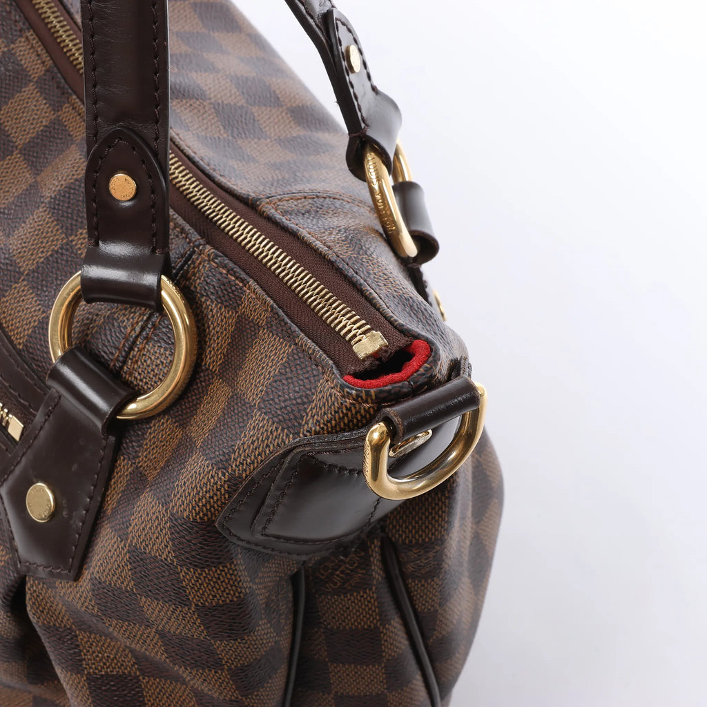 Louis Vuitton Ivorie MM Damier Ebene Shoulder Bag in Brown N41131