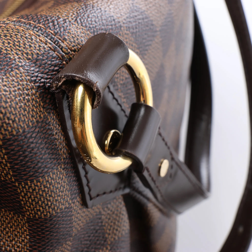 Louis Vuitton Ivorie MM Damier Ebene Shoulder Bag in Brown N41131