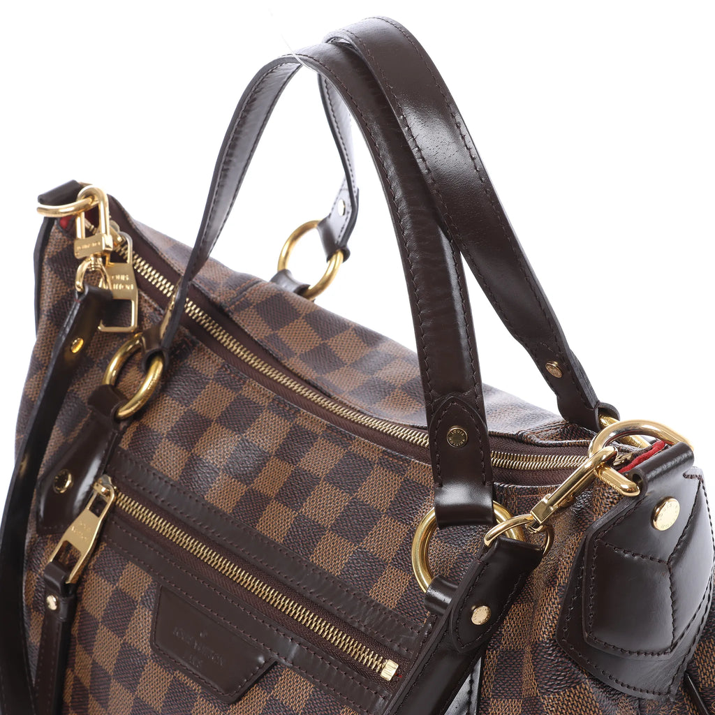 Louis Vuitton Ivorie MM Damier Ebene Shoulder Bag in Brown N41131