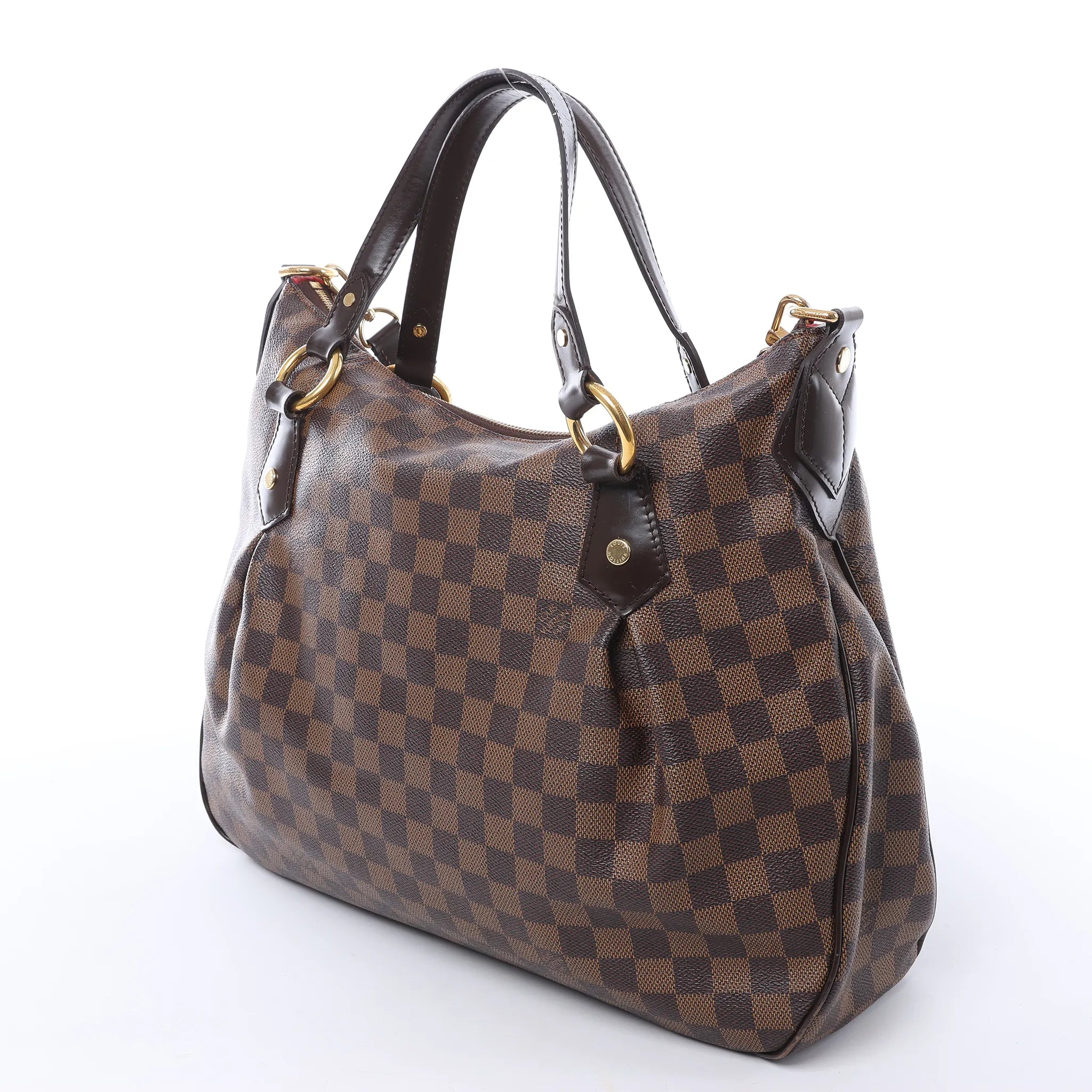 Louis Vuitton Ivorie MM Damier Ebene Shoulder Bag in Brown N41131