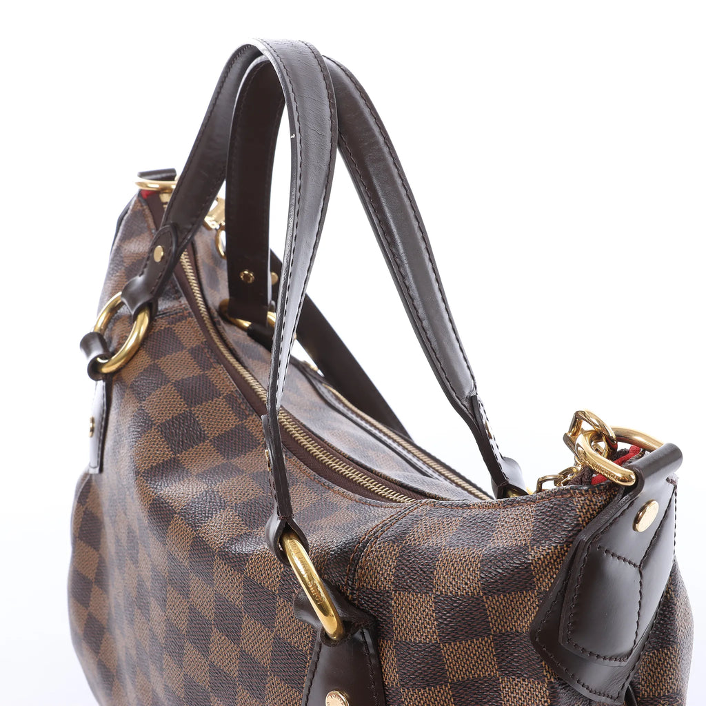 Louis Vuitton Ivorie MM Damier Ebene Shoulder Bag in Brown N41131