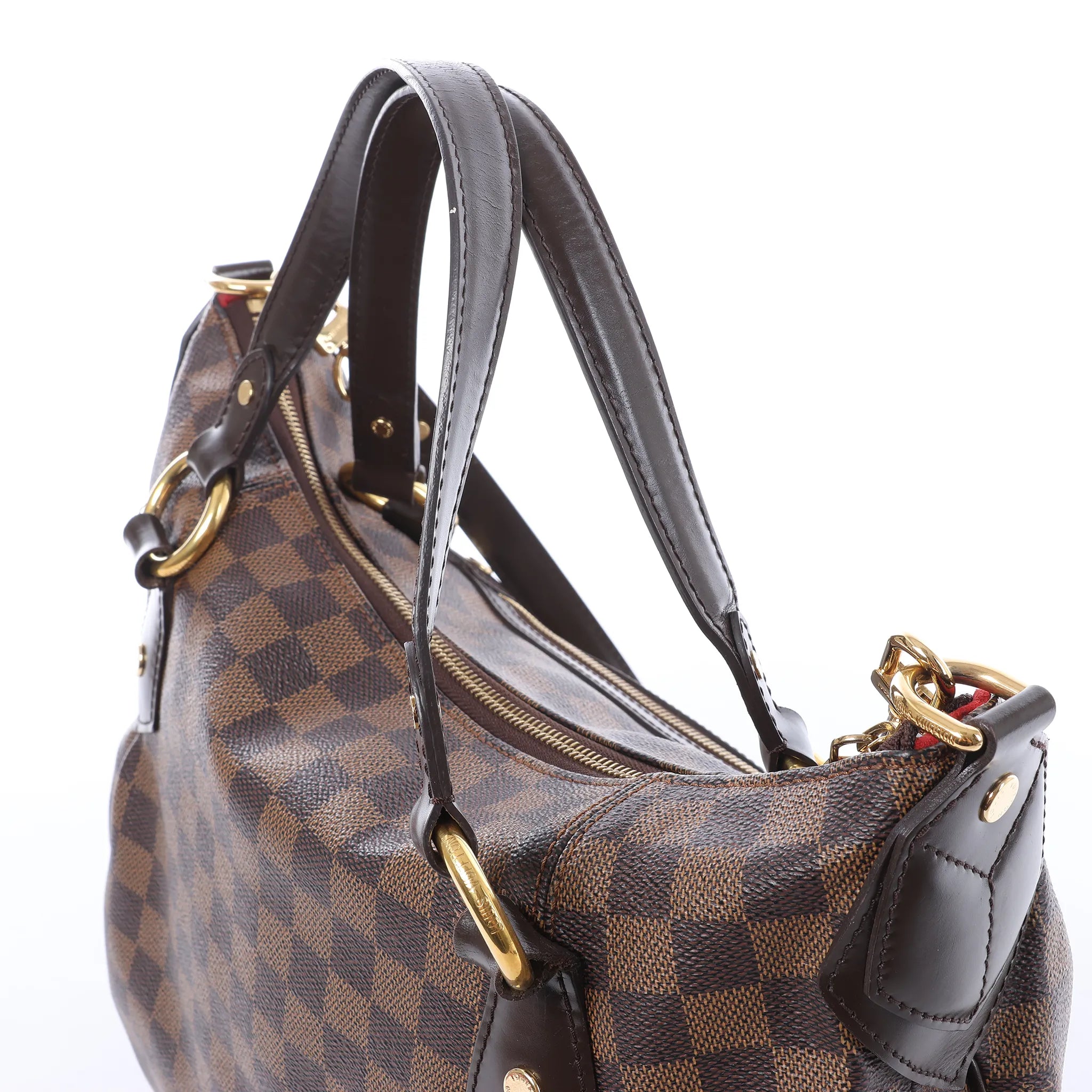 Louis Vuitton Ivorie MM Damier Ebene Shoulder Bag in Brown N41131