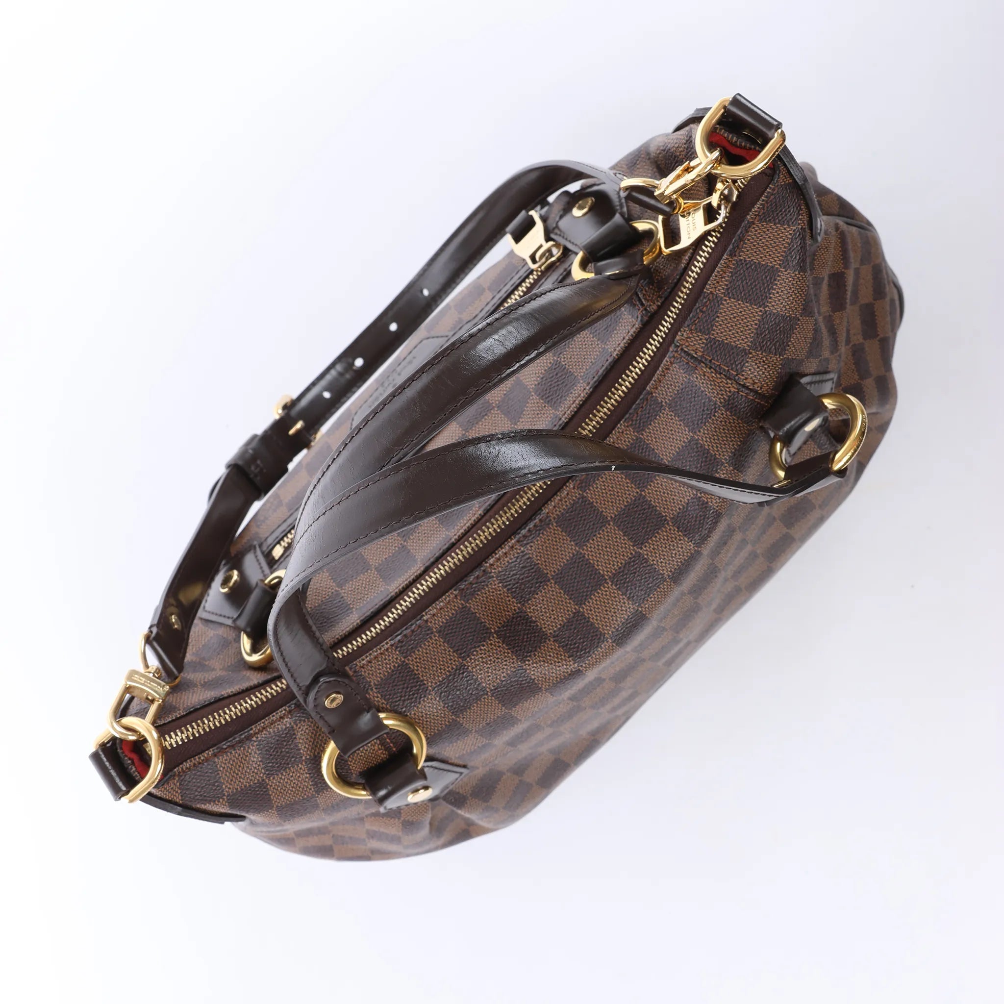 Louis Vuitton Ivorie MM Damier Ebene Shoulder Bag in Brown N41131