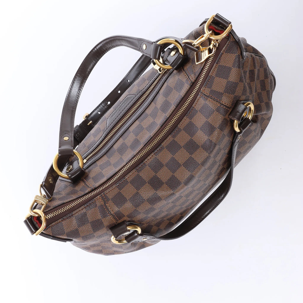 Louis Vuitton Ivorie MM Damier Ebene Shoulder Bag in Brown N41131
