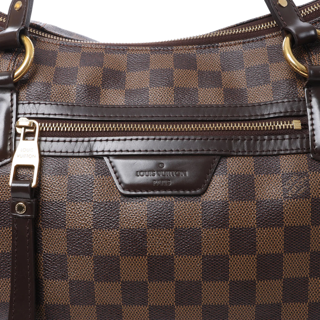 Louis Vuitton Ivorie MM Damier Ebene Shoulder Bag in Brown N41131