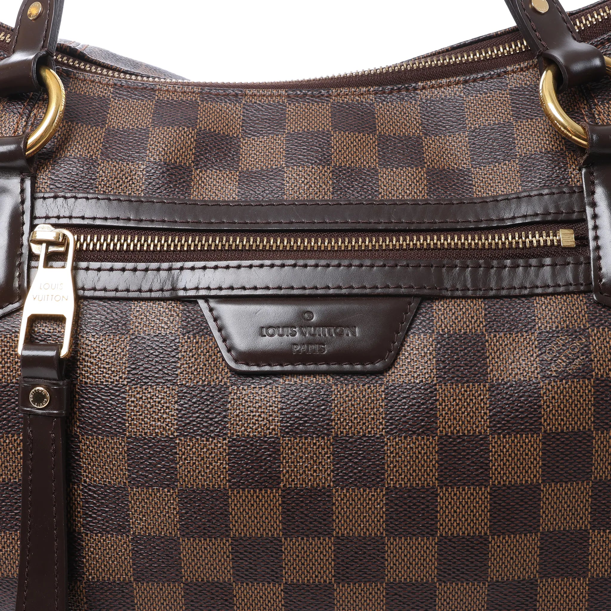 Louis Vuitton Ivorie MM Damier Ebene Shoulder Bag in Brown N41131