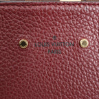 Louis Vuitton Jersey Damier x Leather 2Way Shoulder Bag in Brown x Burgundy N44021