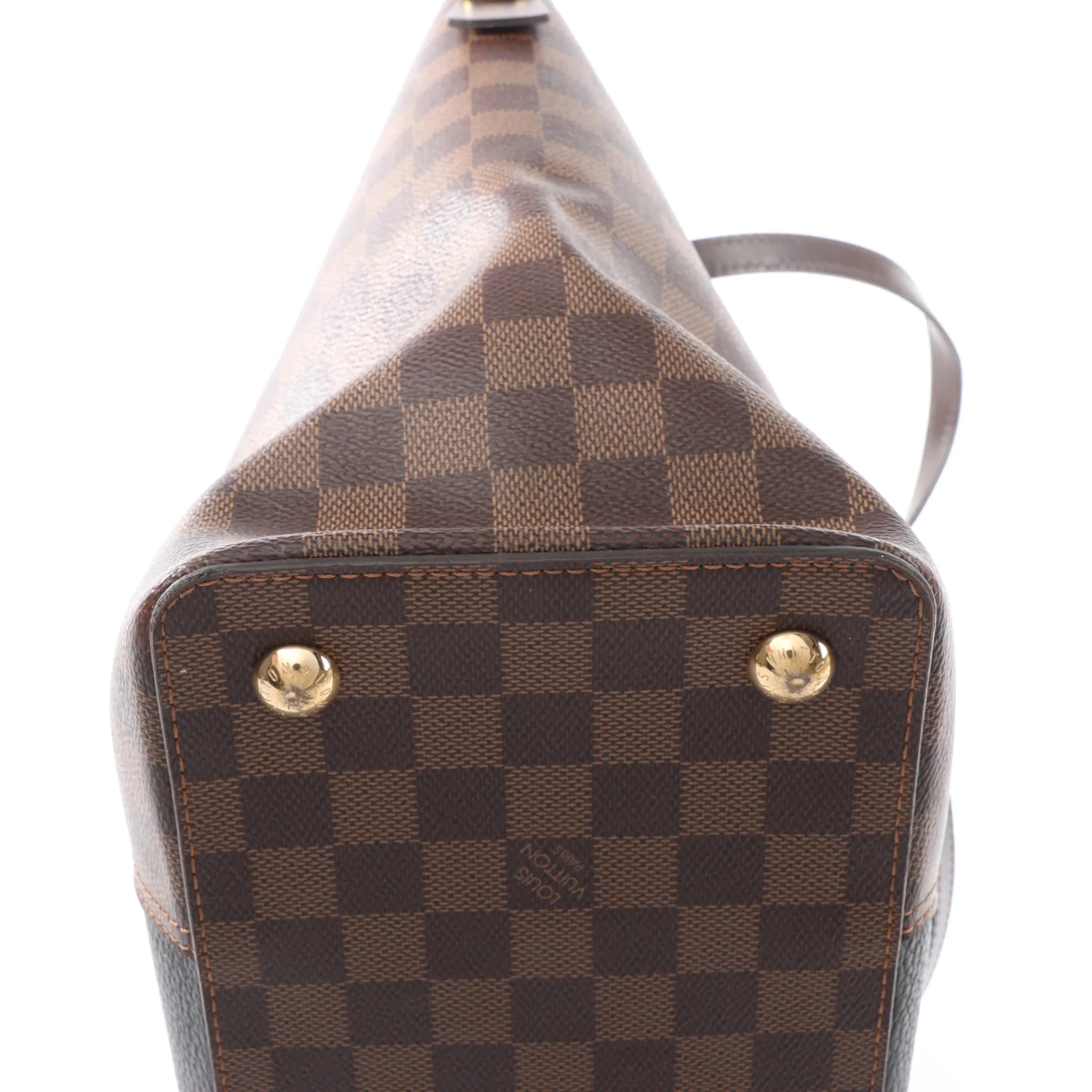 Louis Vuitton Jersey MM Damier x Leather 2Way Shoulder Bag in Brown x Black N44023