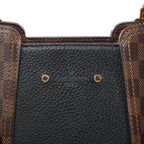 Louis Vuitton Jersey MM Damier x Leather 2Way Shoulder Bag in Brown x Black N44023