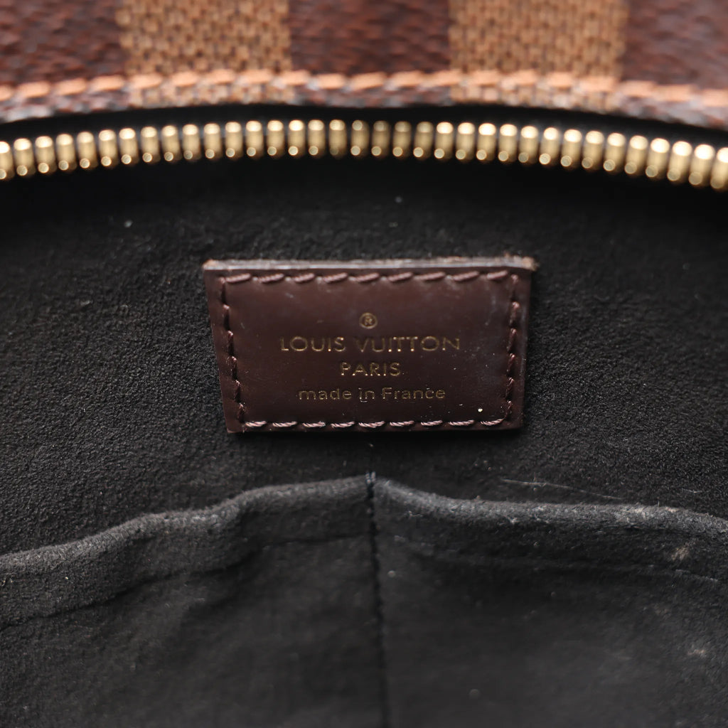 Louis Vuitton Jersey MM Damier x Leather 2Way Shoulder Bag in Brown x Black N44023