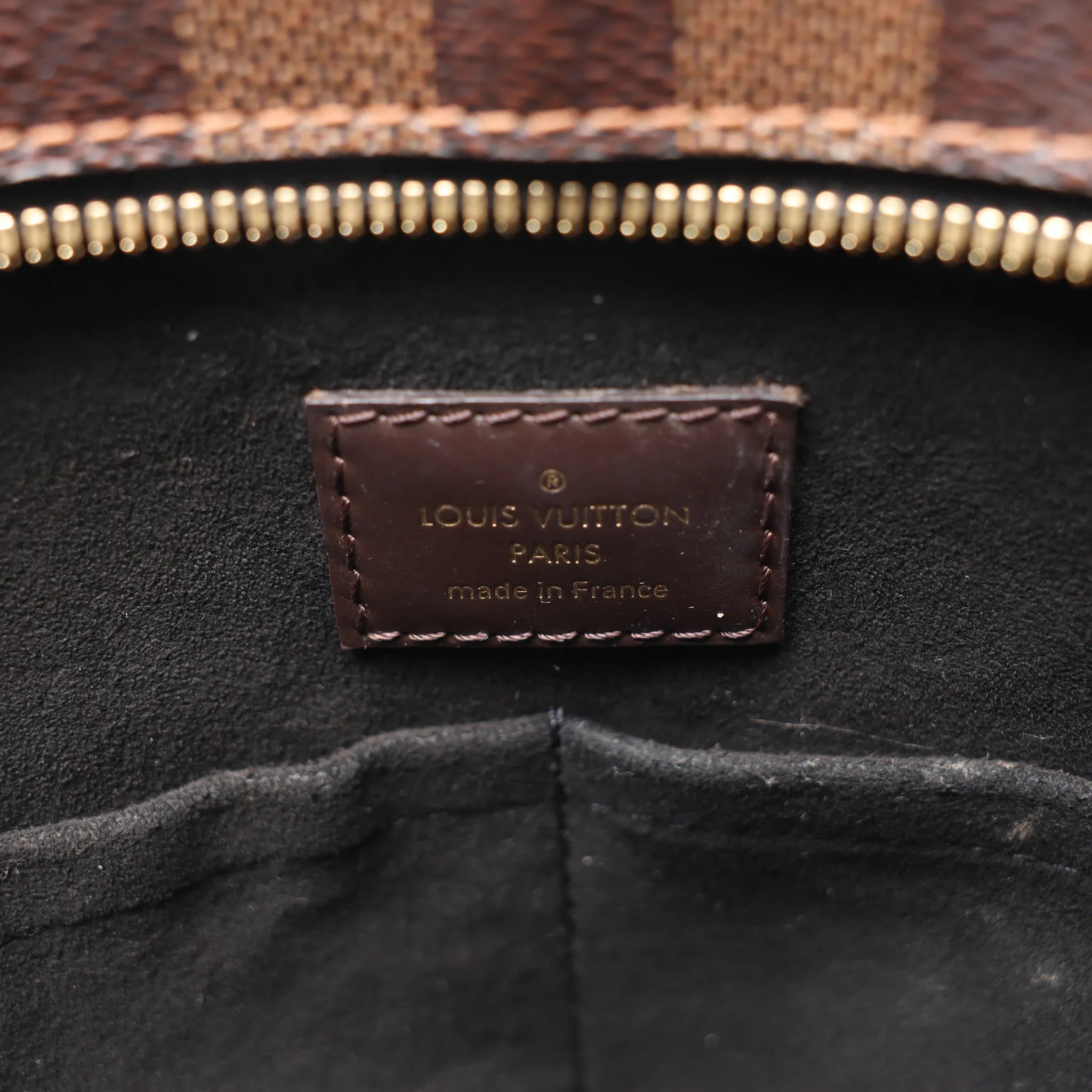 Louis Vuitton Jersey MM Damier x Leather 2Way Shoulder Bag in Brown x Black N44023