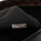 Louis Vuitton Jersey MM Damier x Leather 2Way Shoulder Bag in Brown x Black N44023