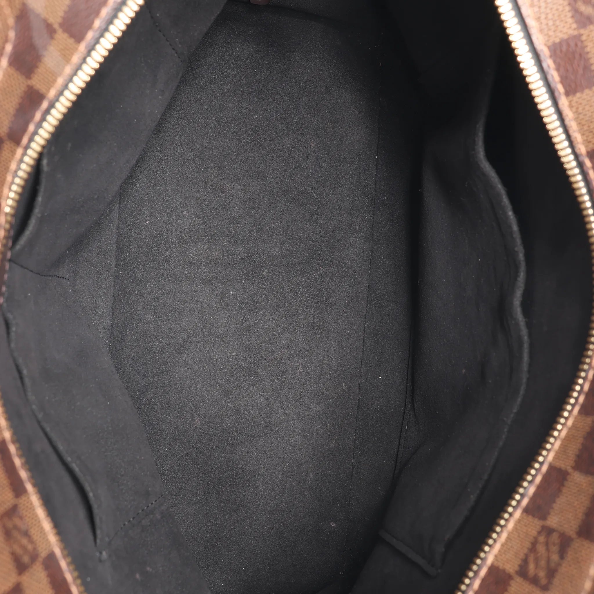 Louis Vuitton Jersey MM Damier x Leather 2Way Shoulder Bag in Brown x Black N44023