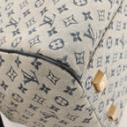 Louis Vuitton Josephine GM Monogram Mini Handbag in Beige x Navy