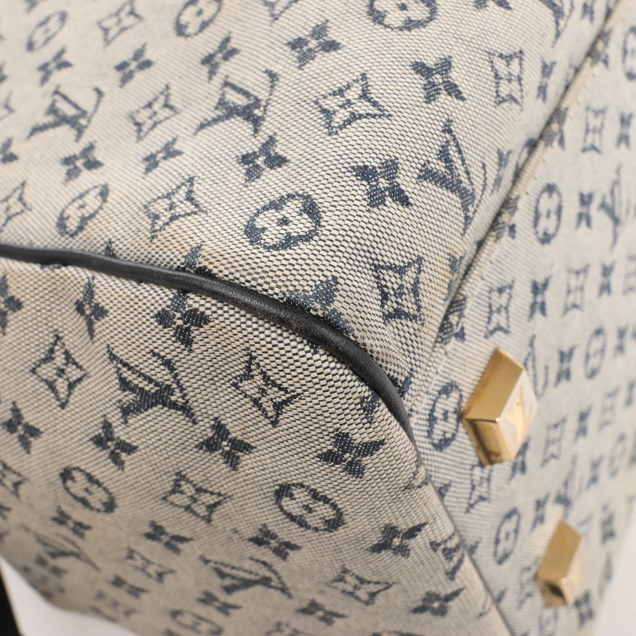 Louis Vuitton Josephine GM Monogram Mini Handbag in Beige x Navy
