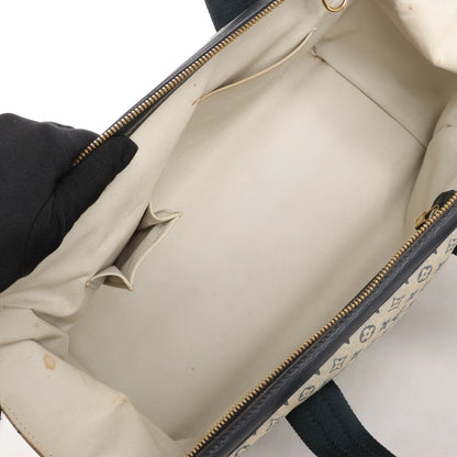 Louis Vuitton Josephine GM Monogram Mini Handtasche in Beige x Marineblau