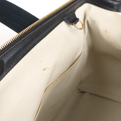 Louis Vuitton Josephine GM Monogram Mini Handtasche in Beige x Marineblau