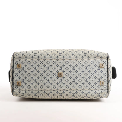 Louis Vuitton Josephine GM Monogram Mini Handtasche in Beige x Marineblau