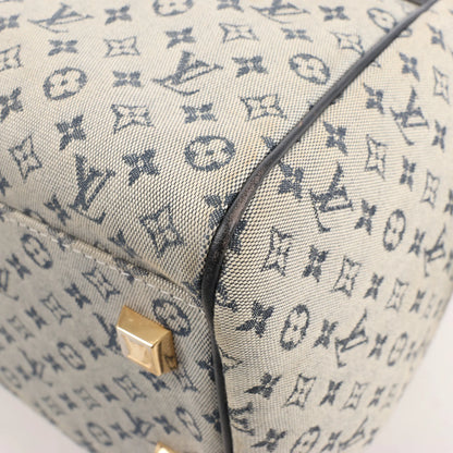 Louis Vuitton Josephine GM Monogram Mini Handtasche in Beige x Marineblau