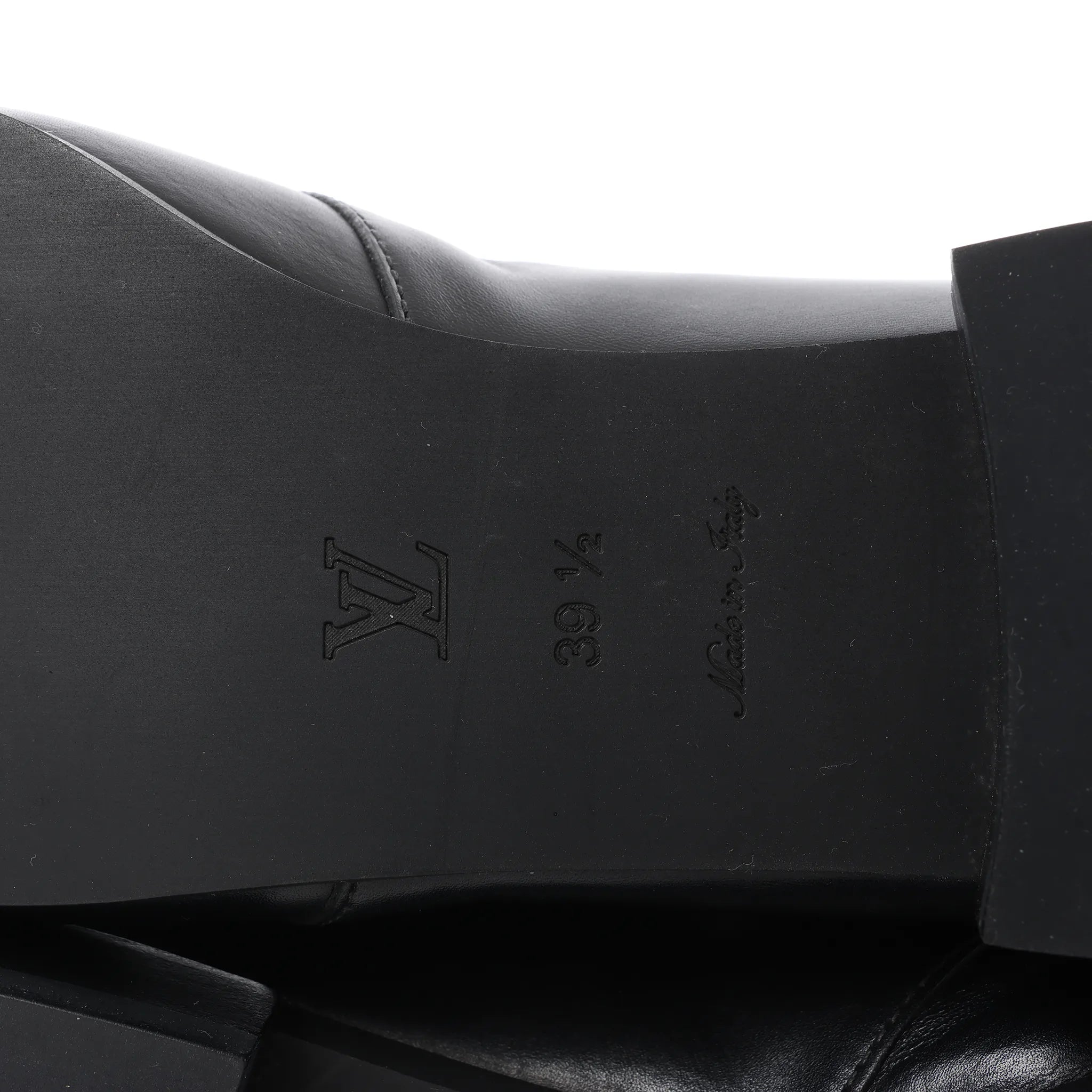 Louis Vuitton Jumble Line 19-year Monogram PVC & Leather Ankle Boots in Black × Brown MA0169, Size 39.5 EU