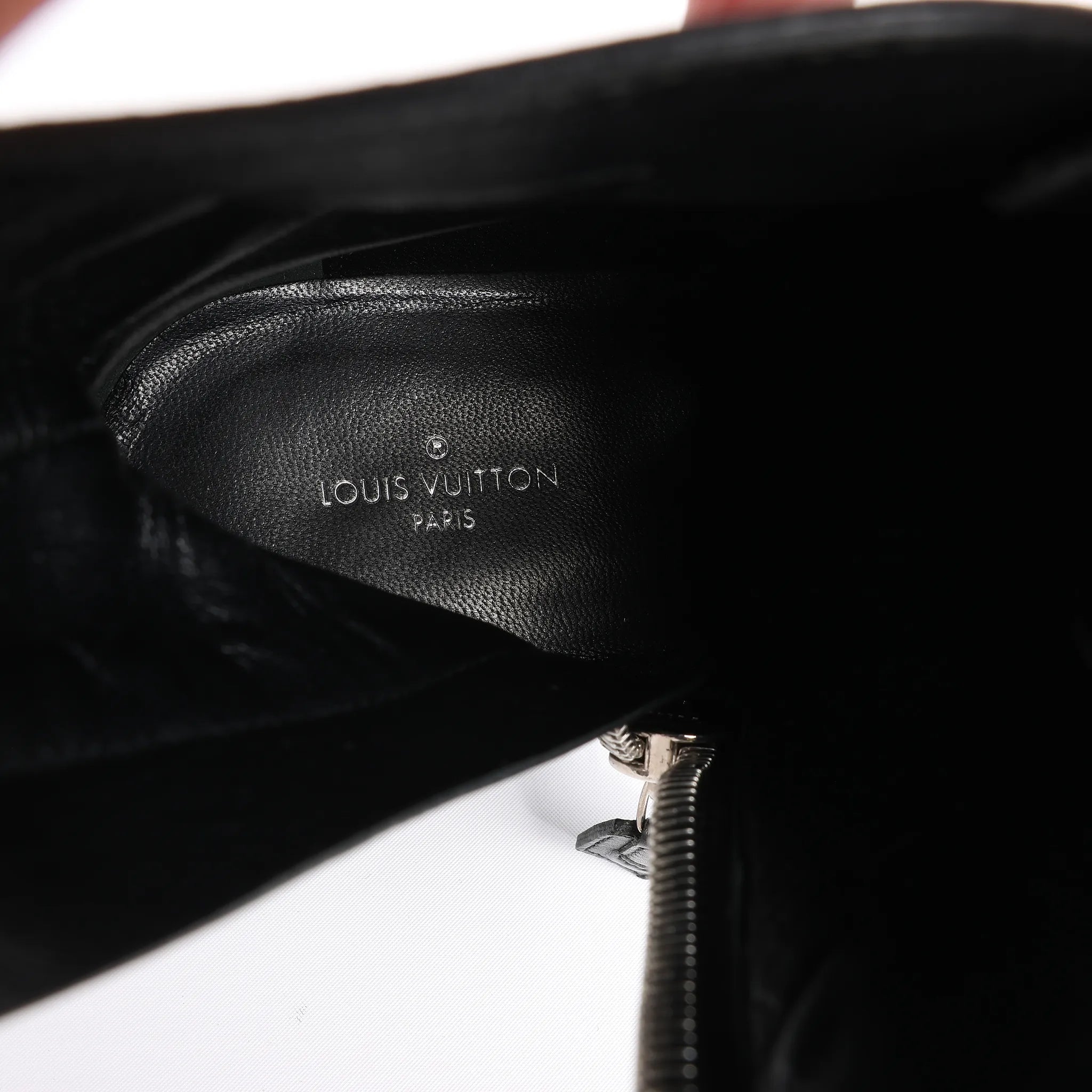 Louis Vuitton Jumble Line 19-year Monogram PVC & Leather Ankle Boots in Black × Brown MA0169, Size 39.5 EU
