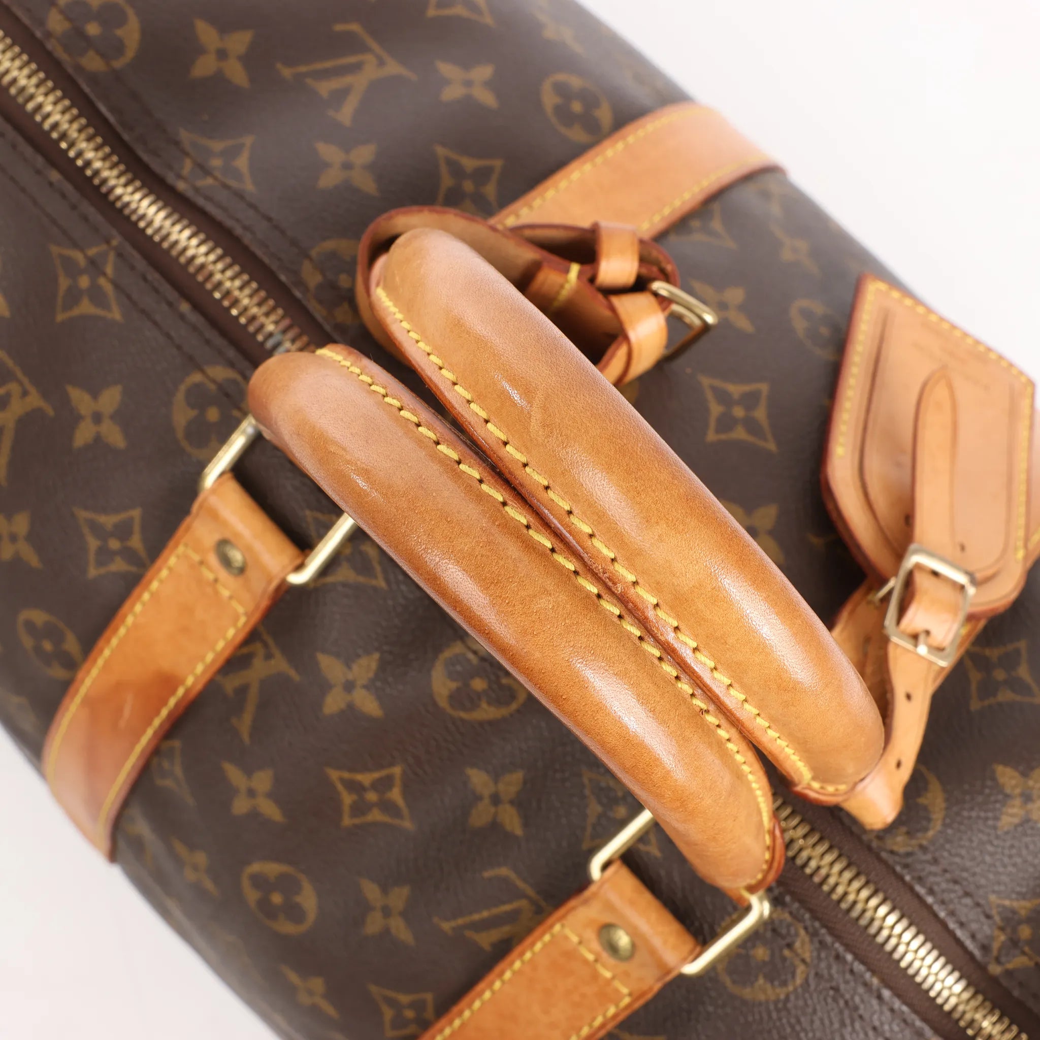 Louis Vuitton Keepall 45 Monogram Canvas Travel Bag in Brown M41428