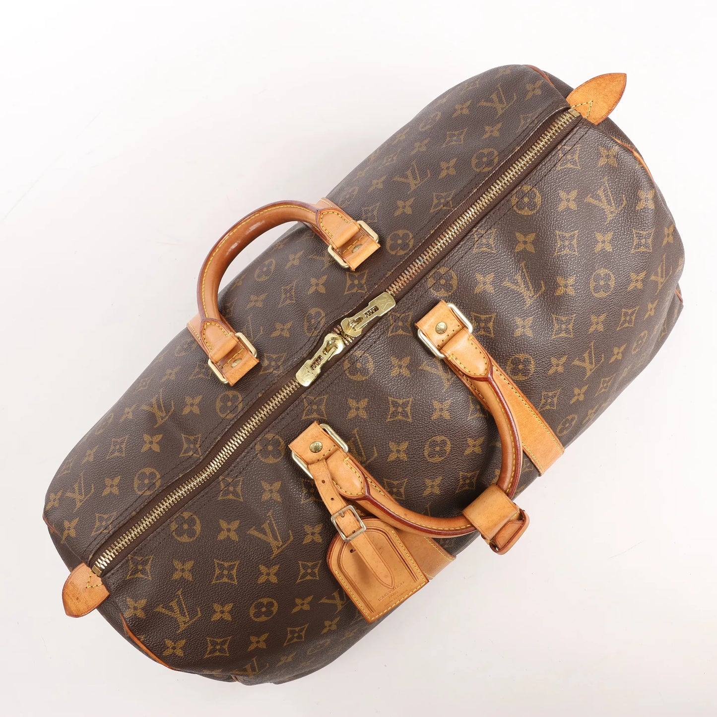 Louis Vuitton Keepall 45 Monogram Canvas Travel Bag in Brown M41428