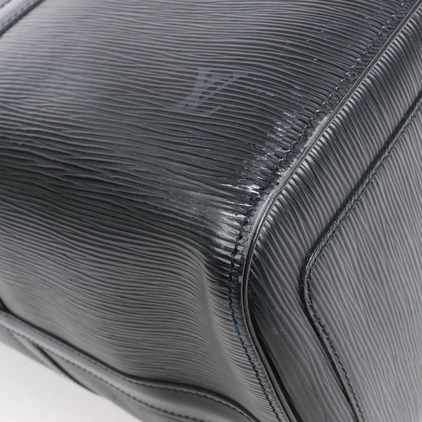 Louis Vuitton Epi Leather Keepall 45 Travel Bag in Black M42972