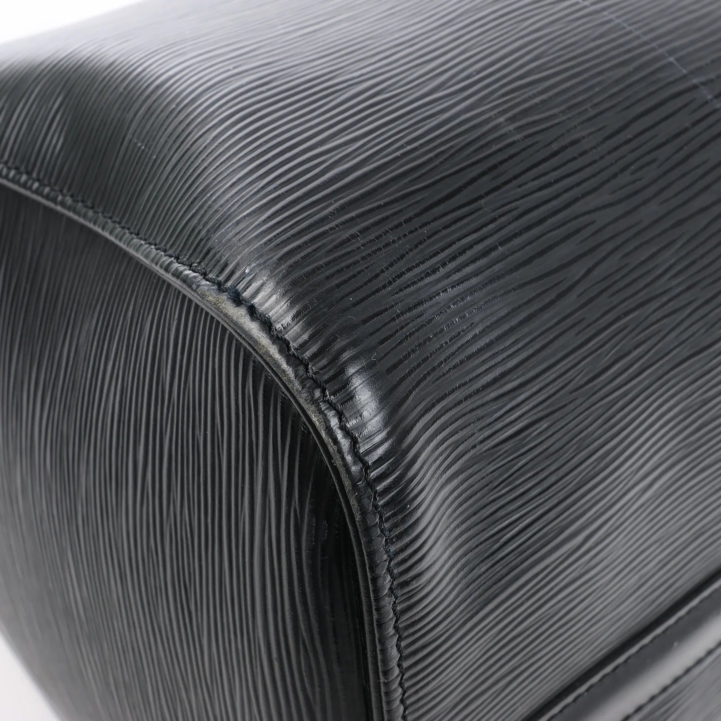 Louis Vuitton Epi Leather Keepall 45 Travel Bag in Black M42972