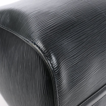 Louis Vuitton Epi Leather Keepall 45 Travel Bag in Black M42972